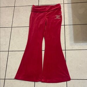 Red juicy couture Flared Bottoms